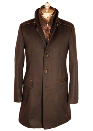 Gallotti's Navy Topcoat